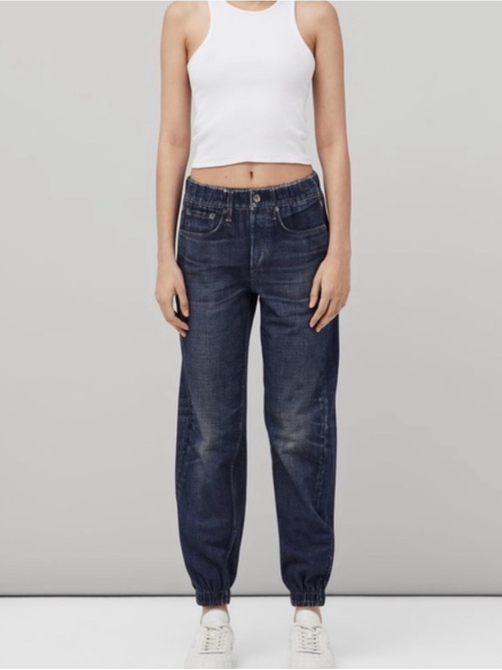 rag & bone Miramar Dark Wash terry jogger pants